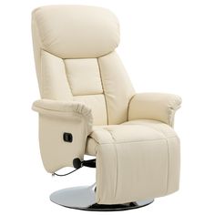 Do you want a spot where you can be comforted after a tiring day? This modern recliner chair from HOMCOM can lend a helping armrest. Featuring a 130° reclining backrest, 360° all-around swivel seat, and adjustable footrest, this RV recliner can provide all the convenience and comfort you need. Unwind, rejuvenate, and indulge in luxury. Embrace the relaxation you deserve and elevate your day today; make your house feel like home with HOMCOM. Rv Recliners, Small Recliner Chairs, Modern Recliner Chairs, Manual Recliner Chair, Swivel Recliner Chairs, Modern Recliner, Swivel Recliner, High Back Chairs, Swivel Seating