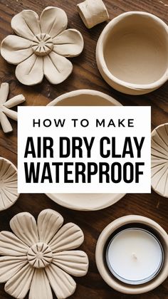 Making DIY air dry clay projects can be frustrating when they don’t hold up to moisture. Learn how to make your clay creations waterproof, so they last longer and withstand everyday use. Save this pin for easy tips to make kids’ crafting projects more durable! Diy Air Drying Clay, Salt Clay Ideas, What Can I Make With Air Dry Clay, Clay Kids Ideas, Quick Pottery Projects, Terra Cotta Air Dry Clay Projects, At Home Clay Projects, Easy Diy Air Dry Clay Projects, Easy Air Dry Clay Projects Diy Tutorial