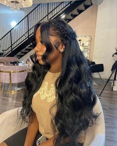 Frontal Wig Hairstyles, Birthday Hairstyles, Fest Outfits, Birthday Hair, Protective Hairstyles Braids, Frontal Hairstyles, Pretty Braided Hairstyles, Lace Front Human Hair Wigs