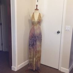 This Is A Brand New Love Tanjane Halter Dress. Soft And Stretchy Material. Intentionally Raw Edges. Difficult To Give Meaningful Measurements Due To The Open Back And Tie Neck. These Do Fit True To Size And My Mannequin Is 5'6 As A Reference. Made In Southern California And Hand Dyed. Price Is Firm. Thanks For Looking. Bohemian Beige Dress For Date Night, Beige Bohemian Dress For Date Night, Fitted Brown Sundress Maxi Dress, Brown Fitted Maxi Sundress, Fitted Brown Maxi Sundress, Fitted Beige Maxi Dress Lined, Fitted Beige Lined Maxi Dress, Flowy Beige Maxi Dress For Date Night, Beige Flowy Maxi Dress For Date Night