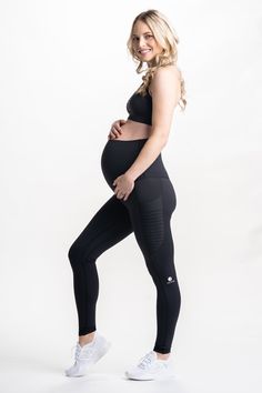 Designed For Yoga. The world's first ever active wear leggings designed to fit you during your pregnancy and postpartum and...honestly even if it's been a few years since you've had babies or if you have never had one (yes, because you need support too!). Meet Kahina Pregnancy and Postpartum Leggings. The only leggings in market designed for low-intensity workouts like yoga or whenever you just want to lounge around or run errands or do whatever - but you can trust to stay in place without rolli Bump Friendly Fitted Maternity Activewear, Fitted Bump Friendly Maternity Activewear, Bump Friendly Black Leggings For Pilates, Black Bump Friendly Leggings For Pilates, Stretch Nursing-friendly Activewear For Workout, Nursing Friendly Stretch Activewear For Workout, Fitted Maternity Athleisure Activewear, Sporty Maternity Leggings For Pilates, Black Maternity Leggings For Athleisure