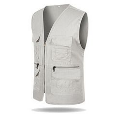 Product Description Description:   Gender: Women, Ladies     Style: Cargo Vest, Fishing Vests, Photo Vests, Hunting Vests, Travel Vests, Volunteer Vests, Tactical Vests, Military Vests for Women     Pattern Type: Solid Color, Pockets, Zipper     Color: Military Green, Khaki, Orange, Light Gray, Deep Gray, Red, Black(Optional)     Size: L, XL, 2XL, 3XL (Follow the size chart to select please)     Material: 65%Polyester, 35%Cotton     Length: Hip Length     Sleeve Length: Sleeveless     Season: Spring, Summer,Autumn,Fall,Winter     Occasions: Ideal for Walking, Running, Hiking, Work, Cycling, Runner, Fishing, Volunteer, Travel, Photo     Please note: 1.If your feet are wide, please order size up. 2.The color maybe a little difference because of the light,screen reflection etc.       Payment Functional Hunting Outerwear With Pockets, Tactical Outerwear With Side Pockets For Outdoor Activities, Military Style Windbreaker With Pockets For Outdoor, Solid Windbreaker With Pockets For Outdoor Work, Tactical Khaki Windbreaker With Pockets, Military Windbreaker With Pockets For Outdoor Work, Military Style Windbreaker For Outdoor Work, Practical Khaki Outerwear With Pockets, Practical Outdoor Work Outerwear With Multiple Pockets