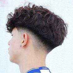 Drop Fade Haircut, Haircut Selfie, Photo Hijab, Curly Hair Fade, Hipster Hairstyles