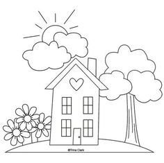 the garden of love coloring book is shown in black and white, with an image of a