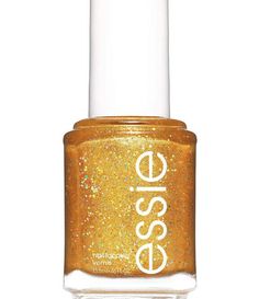 Essie Nail Polish Caught On Tape #1593 0.46fl oz. Gold Sparkly Nails, Nail Polish Party, Sparkly Nail Polish, Winter Nail Polish, Essie Colors, Silver Nail Polish, Essie Nail Colors, Gold Nail Polish, White Glitter Nails