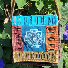 "These Delightful Small Colorful Boho Bags are just the perfect bag to carry your phone, wallet and other necessities for those quick trips. There will be variations in the colors of the design you choose, however the design remains the same. There is a zipper under the flap, and the strap is adjustable. Dimensions are 8\" Across, 8\" Long 1.5\" Wide. Great to have handy when you need a small extra bag for any time and look hip." Bohemian Bags, Boho Bags, Hamsa Hand, Flower Of Life, Colorful Boho, Phone Wallet, Perfect Bag, Nepal, Bag Making