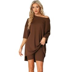 This 2 Pieces Lounge&sleepwear set features a crew-neck oversized matching outfit set, sleeve drop shoulder T-shirt, High-Waist biker short bodycon pants, Variety of colors for choice. With super lightweight, comfy, and stretchy fabric, and high elastic roomy designs are forgiving for anybody. Great for postpartum belly too. Perfect as a cozy pajama set, ribbed lounge set, or maternity outfit set. Suitable for Daily, Street, Clubwear, Party, Casual, Hip hop, Music Festivals, Outdoor, Workout, Fi Casual Oversized Crew Neck Sleepwear, Memory Palace, Lounge Sleepwear, Ribbed Lounge Set, Maternity Outfit, Postpartum Belly, Outdoor Workout, Biker Short, Matching Outfit