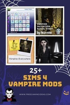 sims 4 vampire mods Sims 4 Makeover, Mods Sims 4, Vampire Bites, Victorian Vampire