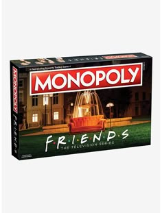 monopoly friends the television series board game