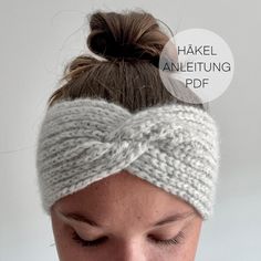 a close up of a person wearing a headband with text overlay that reads, make anetung pdf