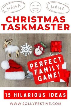 the christmas task is perfect for family game night