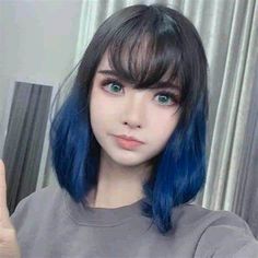 Inosuke Hair, Hidden Hair Color, Short Shaved Hairstyles, Peekaboo Hair, Peinados Fáciles Para Cabello Corto, Dye My Hair, Anime Hair, Hair Reference, Different Hairstyles