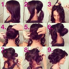 Actually tried this and it came out great....was very easy to do and stand in place all day Easy Updo, Perfect Hairstyle, Hairstyle Tutorial, Legally Blonde, Hair Stuff, Great Hair, Hair Dos, Gorgeous Hair, Hair Updos