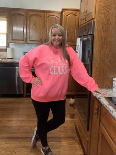 Stay classy in our new sweatshirt from Miranda’s Merch! Made with soft, cozy material, this sweatshirt is perfect for lounging or showing off your love for Miranda. The "Stay classy" slogan adds a touch of sophistication to any outfit. Get yours today and elevate your wardrobe! And don’t forget to keep an eye on your corn dip!! If you know, you know!! *unisex fit *** made to order especially for you *** Long Sleeve Sweatshirt With Text Print For Loungewear, Long Sleeve Text Print Sweatshirt For Loungewear, Cozy Sweatshirt With Text Print, Cozy Sweatshirt With Text Print For Loungewear, Cozy Text Print Sweatshirt For Loungewear, Oversized Sweatshirt With Lettering For Loungewear, French Terry Sweatshirt With Text Print For Loungewear, Loungewear Sweater With Letter Print In French Terry, Cozy French Terry Sweatshirt With Letter Print