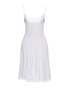 knitted, solid color, wide neckline, sleeveless, no pockets, fully lined, no appliqués, small sized , Color: White , Size: XS Summer Ribbed Dress With Spaghetti Straps, Ribbed Spaghetti Strap Summer Dress, Sleeveless Sheer Polyamide Dresses, Chic A-line Knit Dress, Sleeveless Ribbed Midi Dress For Evening, Sleeveless Ribbed Mini Dress For Evening, Evening Sleeveless Ribbed Midi Dress, Ribbed Sleeveless Mini Dress For Evening, Summer Evening Ribbed Midi Dress