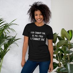 🚫💪 Nothing can stop me in this I CANNOT FAIL T-SHIRT! Perfect for those who never give up. Get yours for just $29.99 now! 👊 #nevergiveup #motivation #determination #icannotfail #unstoppable #neverbackdown #strongmindset #successmindset #hustlehard #neverlosehope Wilde Westen, Gender Free, Western Film, Glam Girl, Nikola Tesla, Joy To The World, Home T Shirts, Deep Teal, Prism Color