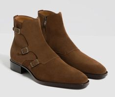 Casual Techwear, Boots Men Outfit, Handmade Leather Boots, Smart Shoes, Mens Dress Boots, Wedding Boots, Chukka Boots Men, Brown Leather Ankle Boots, Buckle Ankle Boots