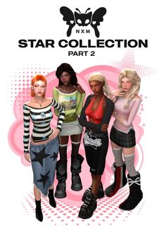 the star collection, part 2 cover art for an upcoming video game by nxm