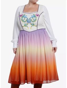 The Hunger Games: The Ballad Of Songbirds & Snakes Lucy Dress Plus Size Ombre Skirt, Plus Size Hot, Her Universe, Tall Hoodies, Plus Size Fits, The Hunger Games, The Hunger, Song Bird, Sweaters And Jeans