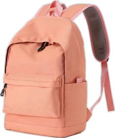 Adjustable Strap Softback Backpack For Study, Softback Backpack With Adjustable Strap For Study, Solid Backpack With Adjustable Strap For Daily Use, Minimalist Backpack, Style Preppy, Classic Backpack, Nylon Bag, Adjustable Straps, Backpacks