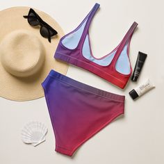 Introducing the FYC Recycled High Waisted Bikini Set 🌊 It’s too easy to fall in love with this bikini set! Whether you’re lounging by the pool or hitting the beach, this swimwear is designed for comfort and style. Here’s why it’s a must-have: 🌿 Eco-Friendly Material: Crafted from recycled REPREVE polyester, this bikini helps reduce plastic waste. Feel good about your swimwear choice while looking fabulous! 👙 Features: Double-layered construction: Provides extra support and coverage. Removable Plastic Waste, The Pool, Fall In Love, Fabric Weights, The Beach, In Love, Eco Friendly, High Waisted, Pool