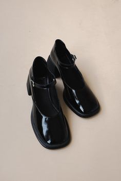 Vagabond Ansie mary jane pumps black patent leather | Pipe and Row - PIPE AND ROW Diamond Treasure, Rich Mom, Mom Wardrobe, Buy List, Mary Jane Pumps, Swag Shoes, Goat Leather, Black Patent Leather, Uganda