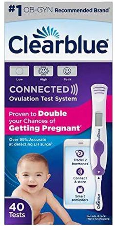 Buy Clearblue Connected Ovulation Test System featuring Bluetooth connectivity and Advanced Tests with digital results, 40 ovulation tests on Amazon.com ✓ FREE SHIPPING on qualified orders Fertility Day, Negative Pregnancy Test, Ovulation Cycle, Chances Of Pregnancy, Fertility Testing, Positive Pregnancy Test, Trying To Get Pregnant