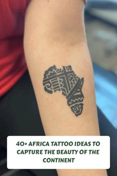 a person with a tattoo on their arm that reads 40 africa tattoo ideas to capture the beauty of the continent