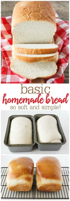 homemade bread is so soft and simple to make