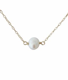 White freshwater pearl hangs on a 16 inch 14k gold fill, 14k rose gold fill, or sterling silver chain. Great everyday piece. You can choose the length you want when you checkout. If you want a size smaller than 16 inches, let me know when you checkout. You can add an extension chain to your necklace by adding this item to your cart: https://www.etsy.com/listing/182425506/add-on-extension-chain-gold-fill-or Great piece to layer! Item comes packaged in a little jewelry box. Simple Everyday Jewelry With Pearl Charm, Rose Gold Necklace With Pearl Pendant For Everyday, Everyday Rose Gold Necklace With Pearl Pendant, Minimalist Everyday Pearl Necklace In 14k Gold, Everyday Rose Gold Jewelry With Pearl Charm, Minimalist Everyday 14k Gold Pearl Necklace, Everyday 14k Gold Pearl Drop Necklace, Everyday Rose Gold Pearl Chain Jewelry, Everyday 14k Gold Pearl Necklace