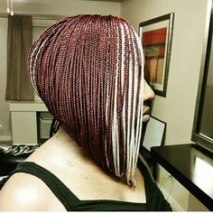 Braided Bob hair Braids Bob Style, Bob Box Braids Styles, Pixie Braids, Box Braids Pictures, Bob Braids Hairstyles, New Natural Hairstyles, Short Box Braids Hairstyles, Summer Braids, Short Box Braids