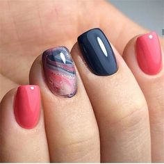 Summer is the season to try something new and creative. From beach dress to hairstyle, to nail art. Check out Summer Nail Art Ideas. Ombre Nail Design, Pastel Nail Art, Square Nail, Pedicure Designs, Her Nails, Spring Nail Art, Square Acrylic Nails, Classy Nails, Cute Nail Designs