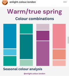 Warm Spring Capsule Wardrobe, Hoc Spring, Warm Spring Outfits, True Spring Colors, Spring Tones, True Spring