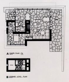 the floor plan for an apartment with two separate rooms