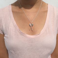 Wear your love for rowing around your neck with a sterling silver crew necklace with a great crossed oars design.  A great gift idea for rowers and crew members, this stylized necklace is a great piece of everyday jeweler that can be worn to show pride in the sport. Choose the chain type you prefer for a unique look. Crew Members, Rowing, Sale House, Cross Necklace, Silver Necklace, Great Gifts, Cable, Sterling Silver, Chain