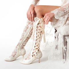 Vintage Wedding Boots, Lace Wedding Boots, House Of Elliot, Ivory Boots, Bridal Shoes Vintage, Boots Victorian, Country Shoes Boots, Classic Black Boots, Country Shoes