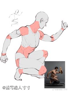 an image of a man doing squat exercises