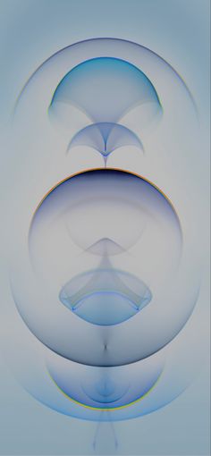 an abstract blue and white background with circles in the center, on top of each other