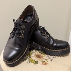 Only Wore These A Time Or Two! Us Women's Size 39 (8) Doc Marten Loafers, Doc Martens Loafers, Doc Marten, Dr Martens Black, Dr Martens Shoes, Martens Shoes, Doc Martens, Loafers, Like New