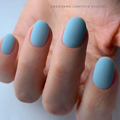 Light Blue Matte Nails Short, Nail Designs Shellac, Matte Nails Short, Funny Nail Art, Classy Short Nails, Roma Style, Heart Touching Quotes, Shellac Manicure