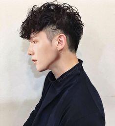 Mullet Hairstyle, Curly Hair Men, Asian Hair, Cut My Hair