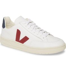 Veja V-12 Sneaker (Men) | Nordstrom Sporty Low-top Sneakers From Recycled Materials, Sporty Low-top Sneakers With Recycled Materials, White Low-top Sneakers In Recycled Rubber, White Low-top Sneakers With Recycled Rubber, Sporty Sneakers With Contrast Sole In Recycled Rubber, Sporty Sneakers With Gum Sole In Recycled Rubber, Sporty Low-top Sneakers With Recycled Rubber, Sporty Sneakers With Gum Sole And Recycled Rubber, Sporty Sneakers With Contrast Sole