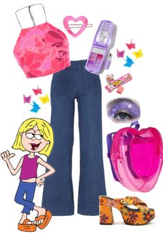 Lizzie Mcguire Outfits, 1990 Style, 2000s Fashion Trends, Early 2000s Fashion, Outfit Halloween, 2000s Outfits, Lizzie Mcguire, 2000s Fashion Outfits, Outfit Shoplook