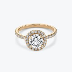 Halo Pave Engagement Ring, Classic Halo Engagement Ring, Halo Round Engagement Ring, Round Engagement Rings, Pave Engagement Ring, Pave Diamond Ring, Plain Bands