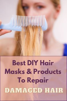 #hairhacks#hairtips#hairmask#solution of bad hair# Diy Hair Mask For Oily Hair, Tips For Damaged Hair, Best Diy Hair Mask, Hair Mask Recipe, Diy Masks, Restore Damaged Hair, Easy Care Hairstyles