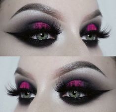 Gothic Eye Makeup, Scene Makeup, Aesthetic Goth, Makeup Tutorial Eyeliner, Alternative Makeup, Eye Makeup Designs, Edgy Makeup