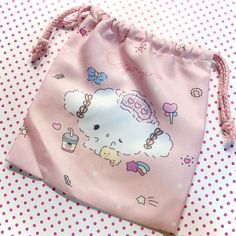 Kawaii Cogimyun Drawstring Bag - Pastel Pink Sanrio Character Bag Make An Offer! This Cogimyun Drawstring Pouch Is So Cute & Kawaii! I Love This Character And Her Kawaii, Fairy Kei Aesthetic. This Is A Newer Sanrio Character & She Is Just Beyond Adorbs. This Pastel Pink Cogimyun Pouch Is A Fabric Drawstring Bag W/ A Pink Drawstring. Unlined. Yellow Version Listed, Along W/ Matching Cogimyun Tote Bags & Cogimyun Plush Keychain. Bundle & Save! New. No Tag. Ships In 24 Hrs Offers Welcome! Kawaii Pink School Pouch, White Kawaii Pouch For School, Handmade Kawaii Bags For Daily Use, Cute Handmade Pink Pouch, Cute White Pouch For Gift, Cute Handmade Everyday Pouch, Cute Handmade Pouch For Daily Use, Cute Handmade Pouch, Fairy Kei Aesthetic