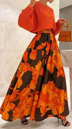 Vibrant Fashion, Printed Long Skirt, Party Dress Long Sleeve, Patio Decorating Ideas, Beach Skirt, Fashion 2024, Patio Decorating, Puff Sleeve Dresses, Women Maxi