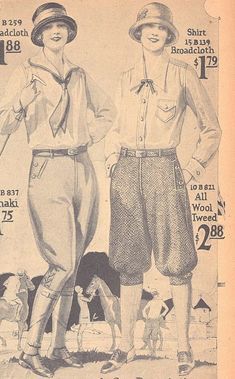 Camping Clothing, 1920s Men, 1920s Outfits, 30s Fashion, Hiking Women