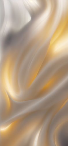 an abstract background with white and yellow swirls on the bottom right corner, as well as black and gold accents